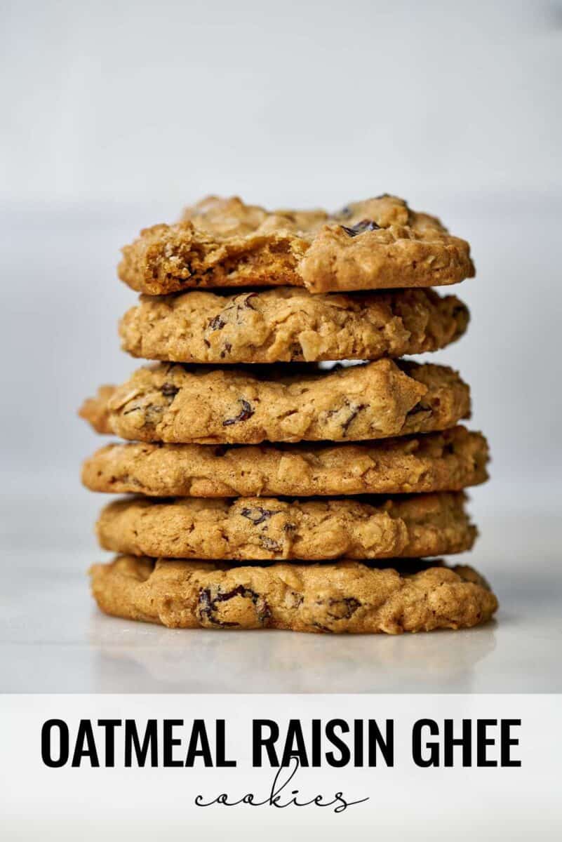 Stack of cookies.