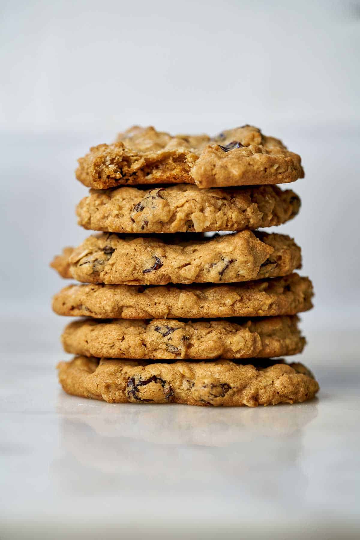 Stack of cookies.