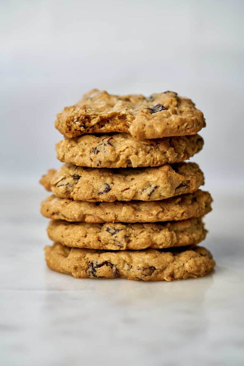 Stack of cookies.