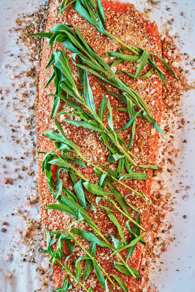 Tarragon & Fennel Scotch Cured Salmon - How to Cure Salmon | Proportional Plate