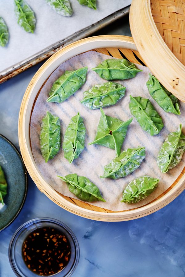 Vegetable Dumplings Potstickers w/ Any Veggies Proportional Plate