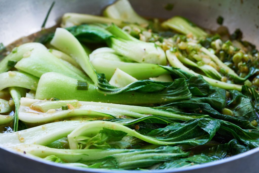 Bok Choy Noodle Stir Fry & Holy Basil | Proportional Plate
