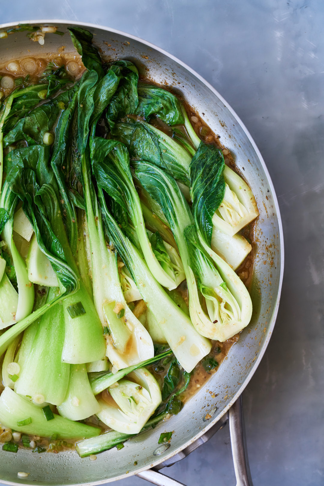 Bok Choy Stir Fry Recipe with Holy Basil Proportional Plate