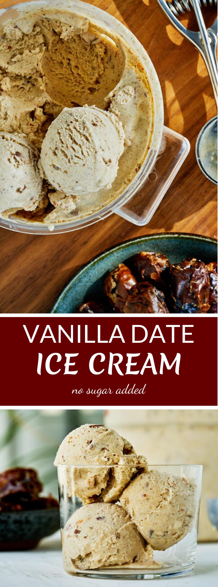 Vanilla Date Ice Cream (No Sugar Added) | Proportional Plate
