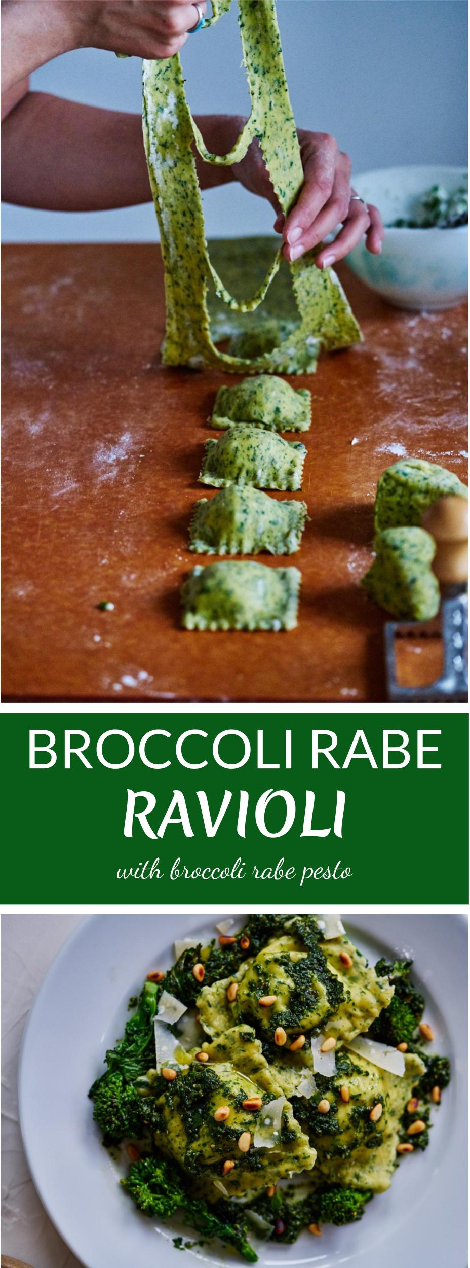 Broccoli Rabe Ravioli | Proportional Plate A wonderful way to make ravioli healthy.