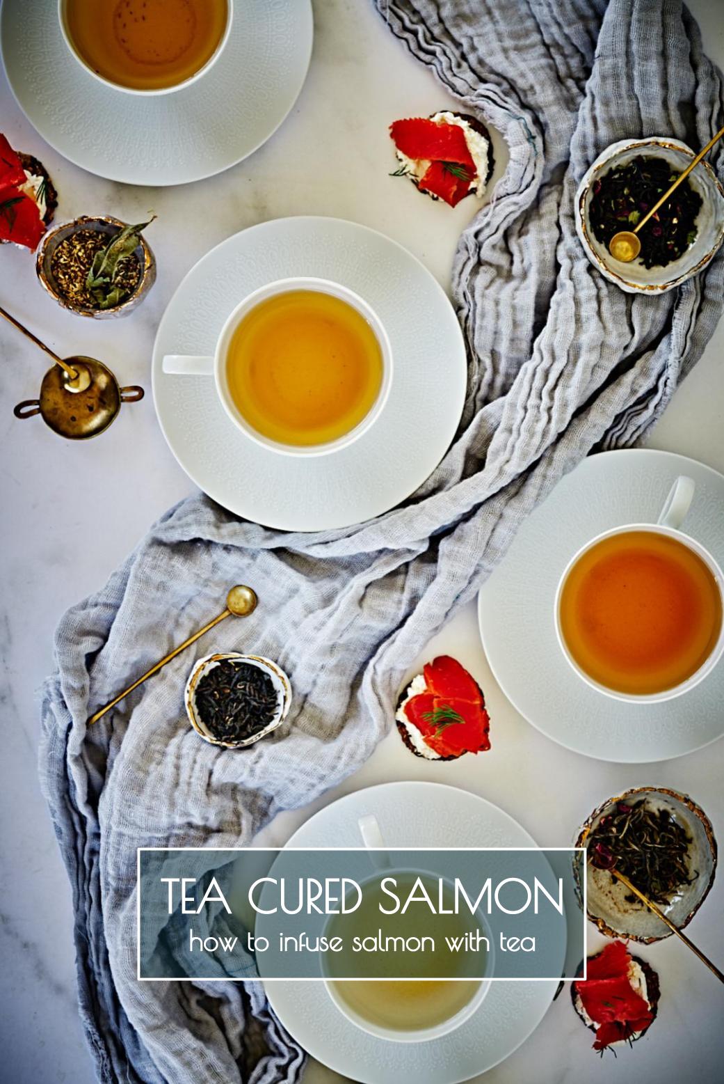 Tea Cured Salmon - How to infuse salmon with tea flavors | Step by step instructions included...