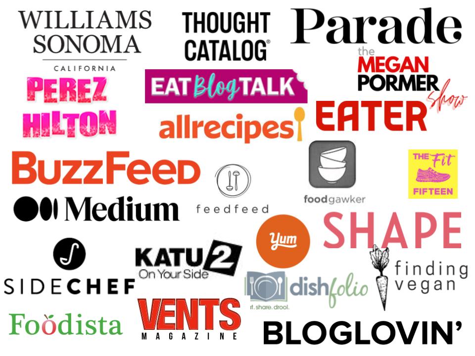 Collage of logos.