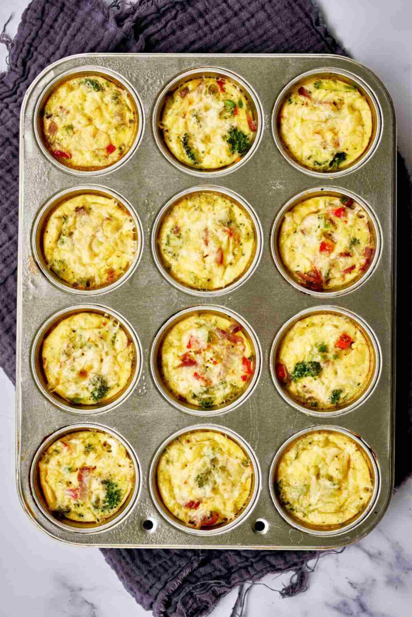 Muffin Tin Egg Bites FreezerFriendly & Combinations to Try