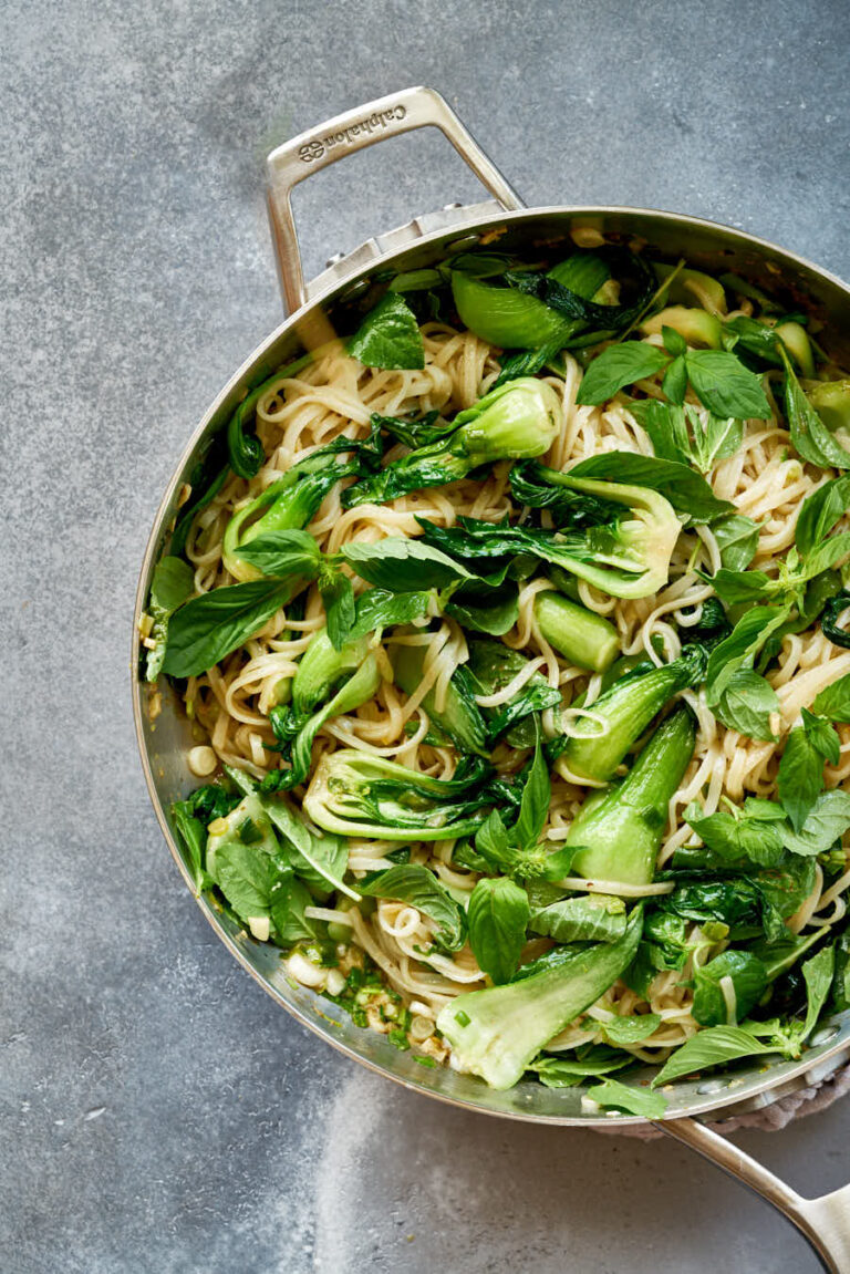 Bok Choy Noodle Stir Fry