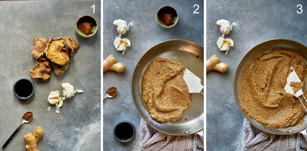 Step by step vegan oyster sauce.