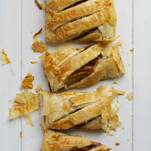 Easy Phyllo Apple Strudel