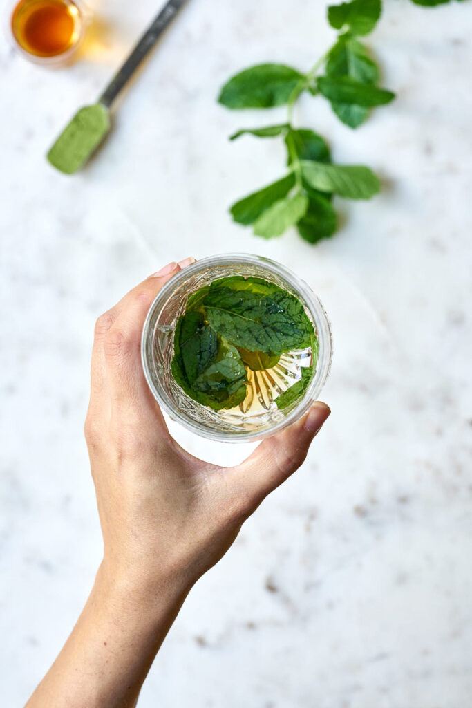 Matcha Mint Julep - The Best Green Tea Cocktail | Proportional Plate