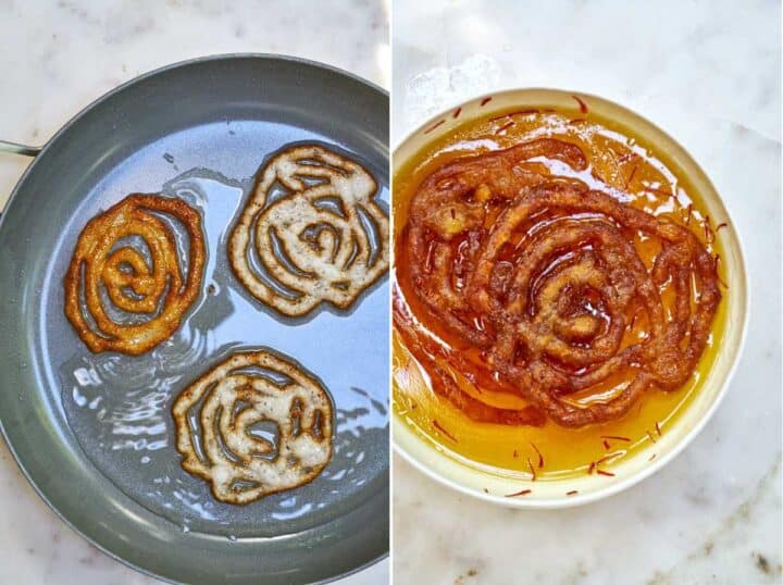 Saffron Zoolbia Persian Tea Candy Proportional Plate