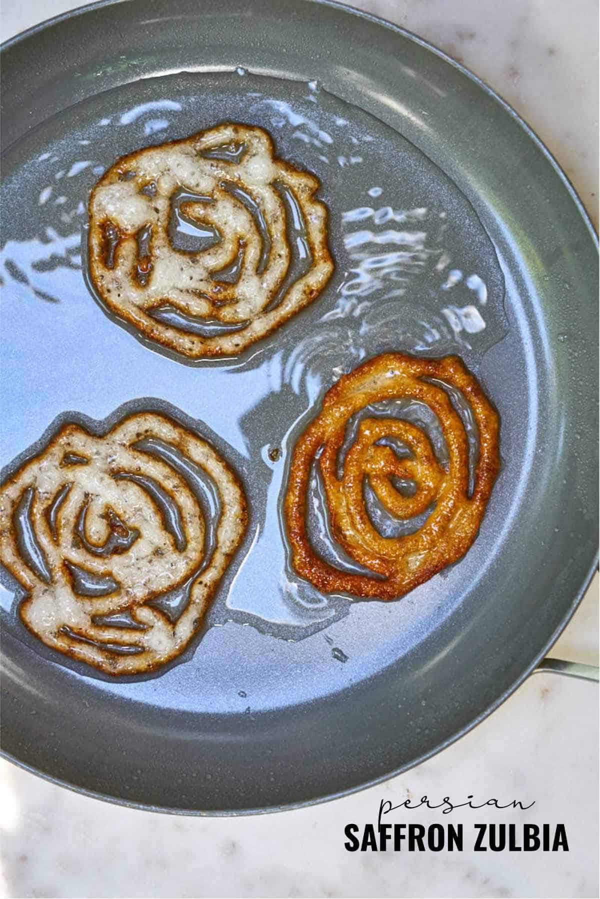 Saffron Zoolbia Persian Tea Candy Proportional Plate