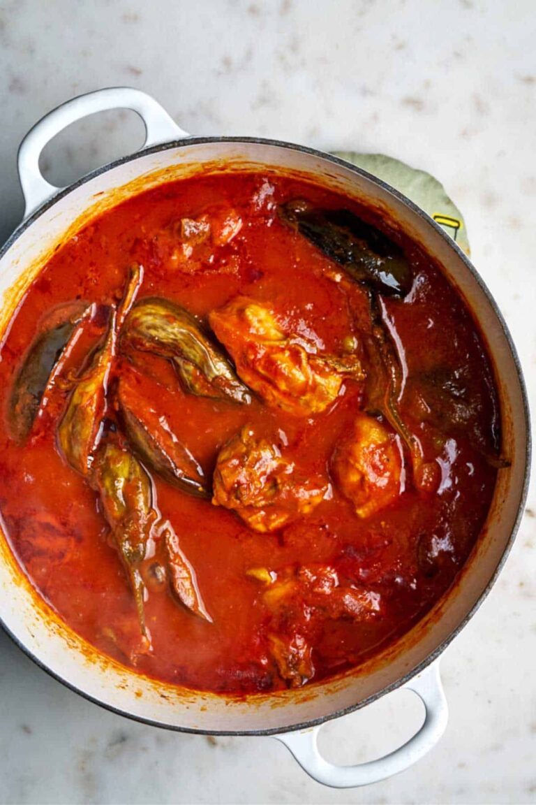 Khoresh Bademjan (Persian Eggplant Stew)