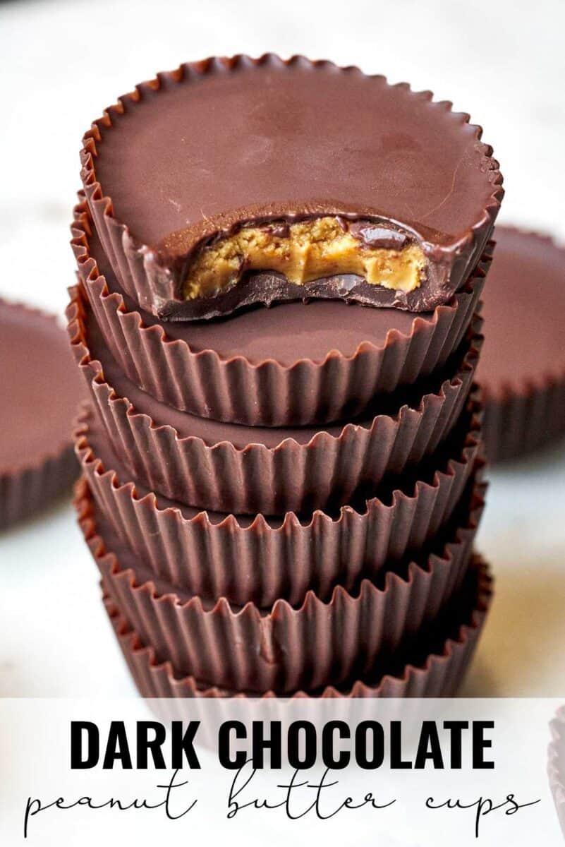 Stack of peanut butter cups.