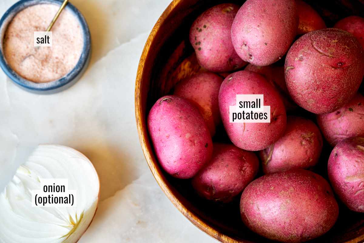 Potatoes in a bowl.