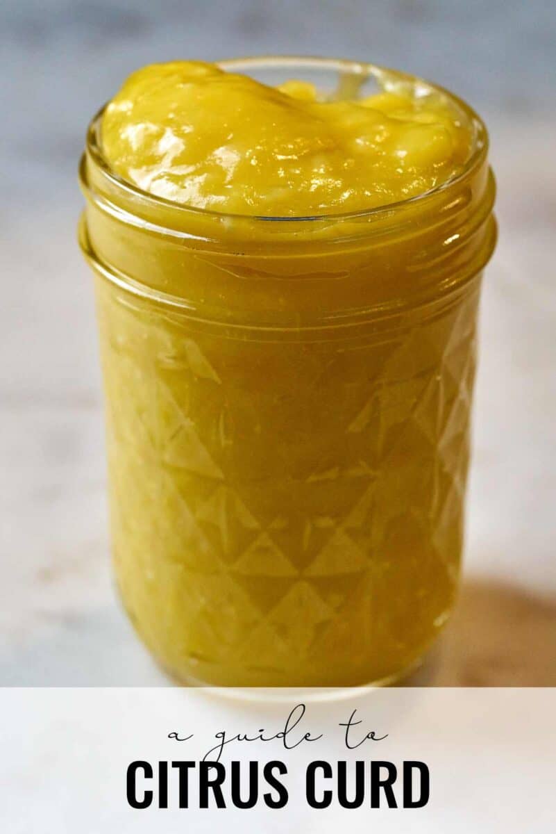 Yellow curd in a jar.