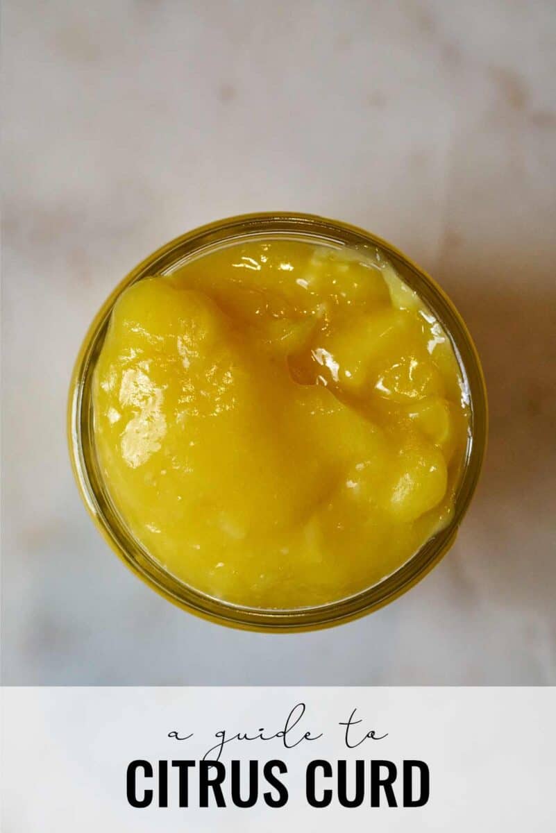 Yellow curd in a jar.