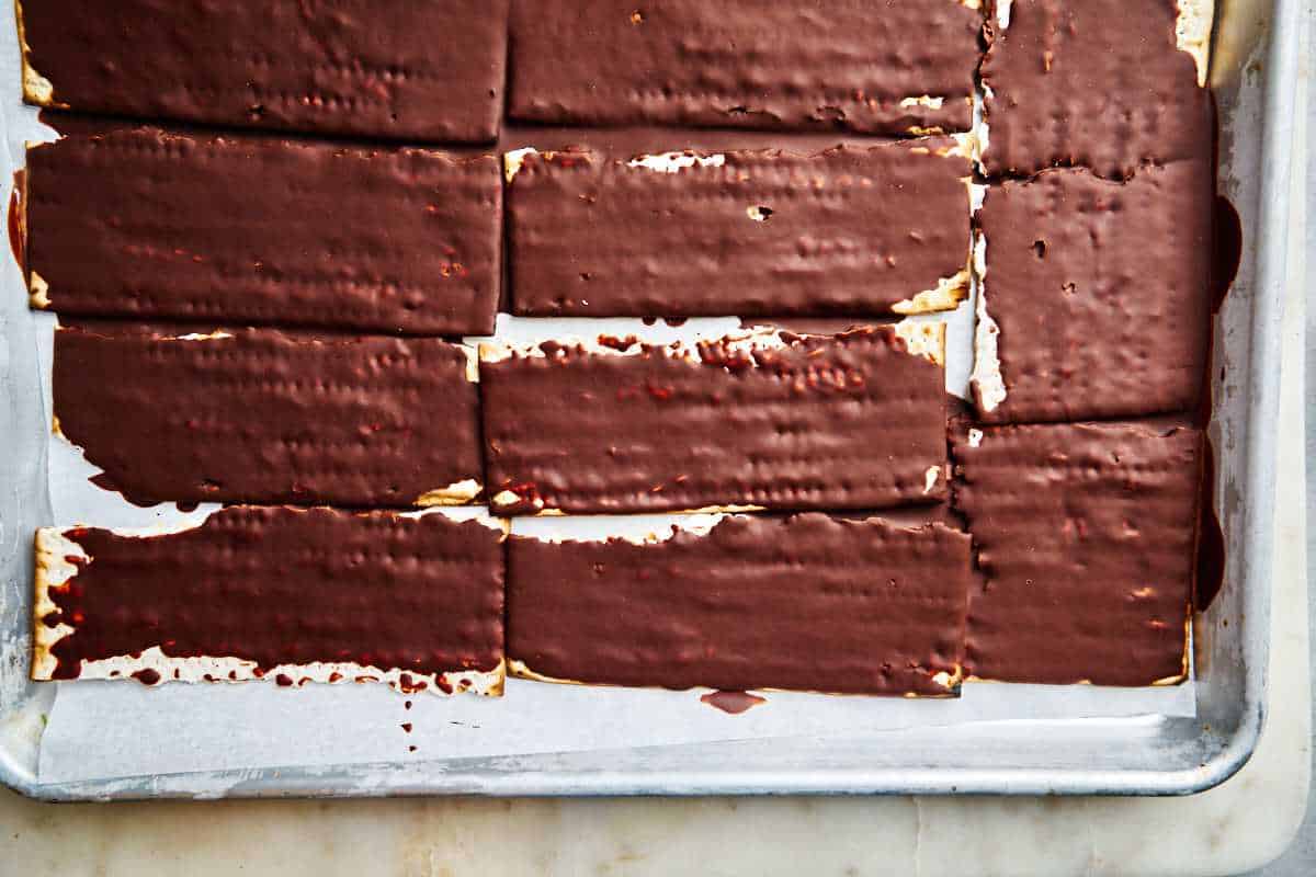 Chocolate covered matzo.