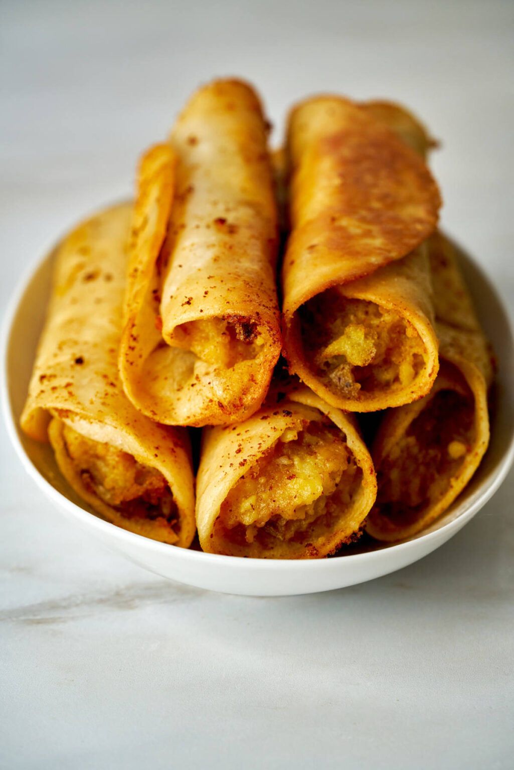 Potato Flautas Proportional Plate