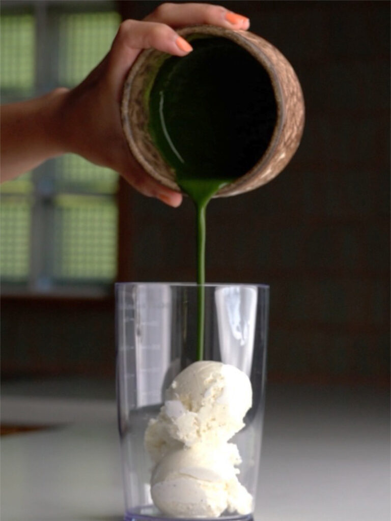 Matcha Milkshake - Proportional Plate