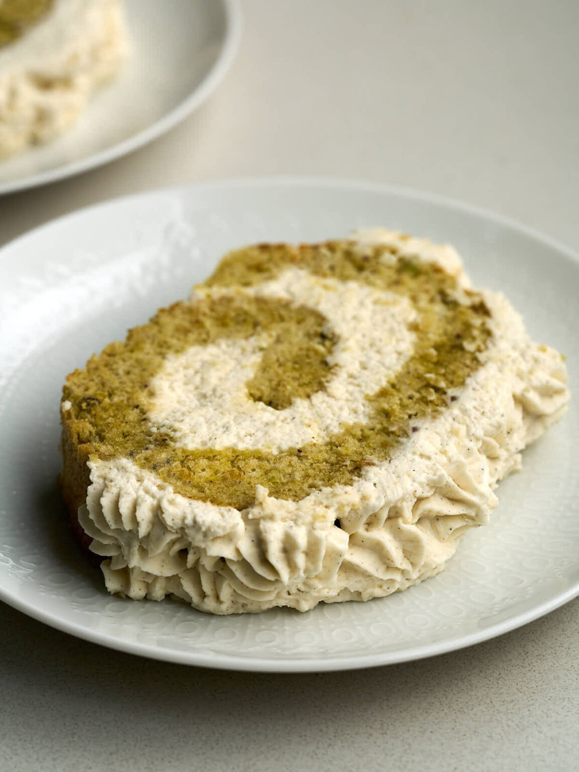 Cardamom Pistachio Rollet - Proportional Plate