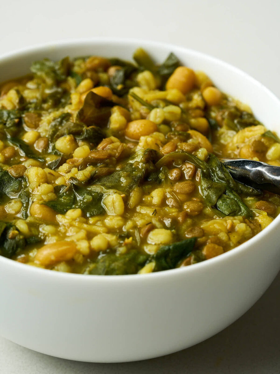Ash e Jo (Persian Barley Soup) - Proportional Plate