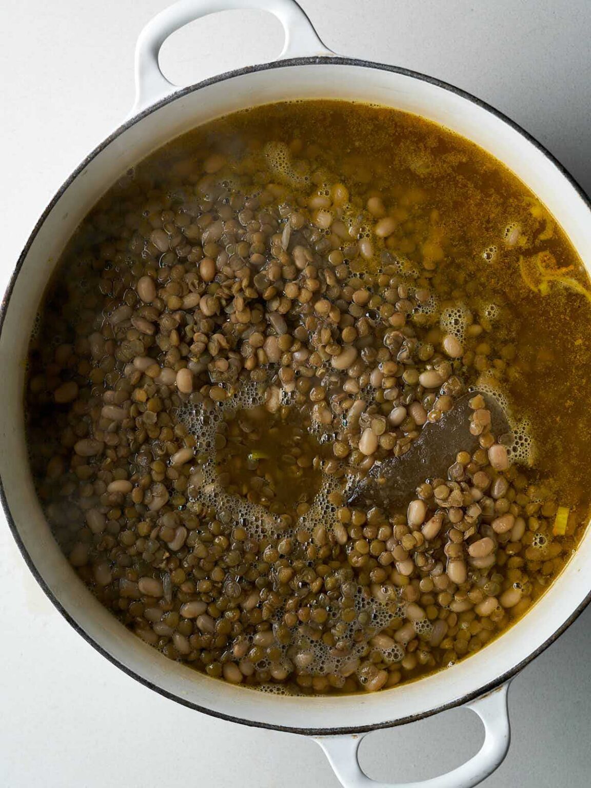 Ash e Jo (Persian Barley Soup) - Proportional Plate