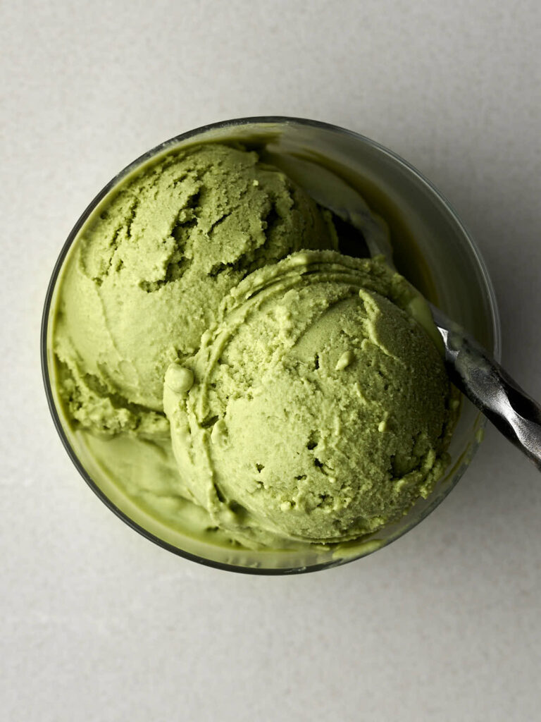 Vegan Coconut Matcha Ice Cream