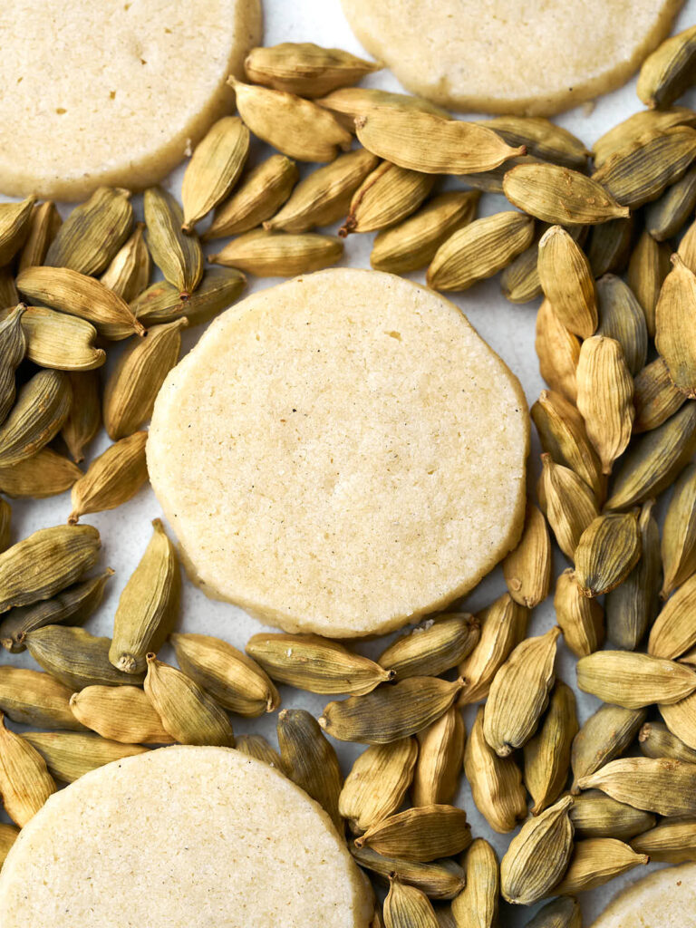 Cardamom Shortbread Cookies